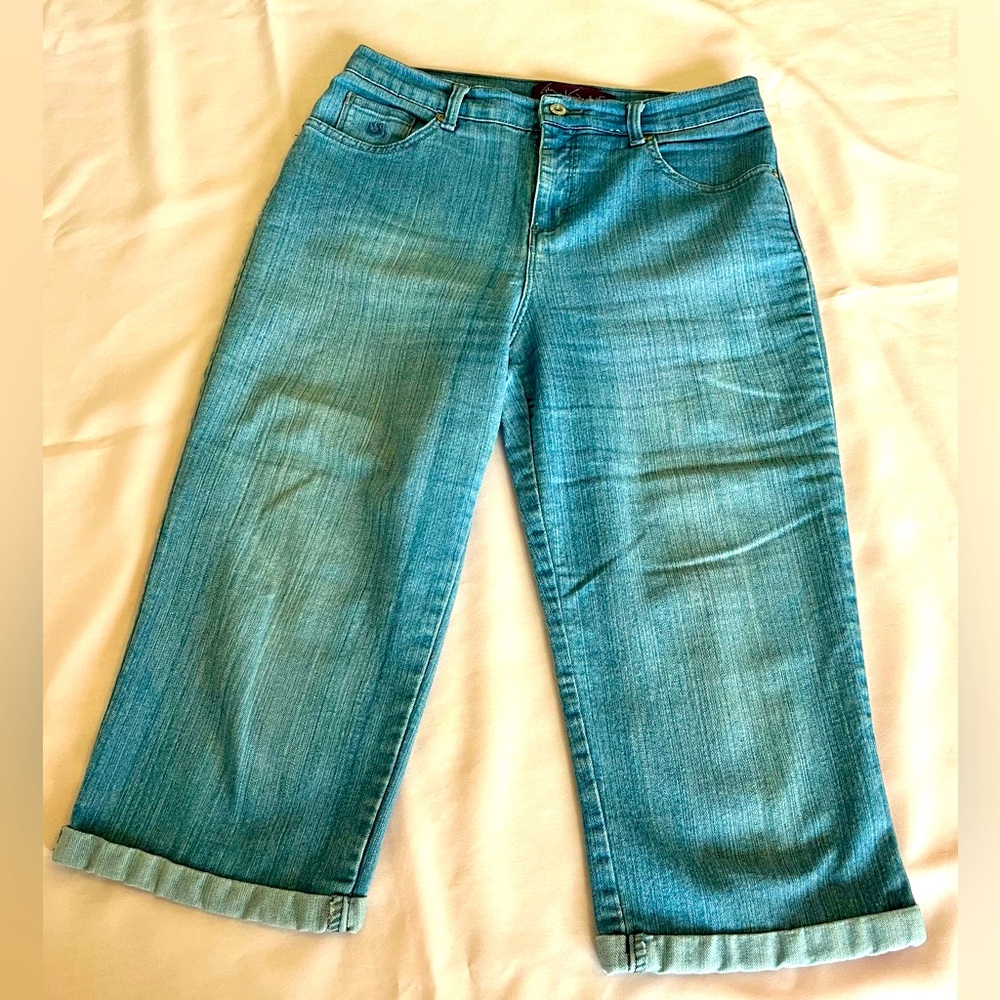 Womens Gloria Vanderbilt Amanda Capri Jeans, Size  8